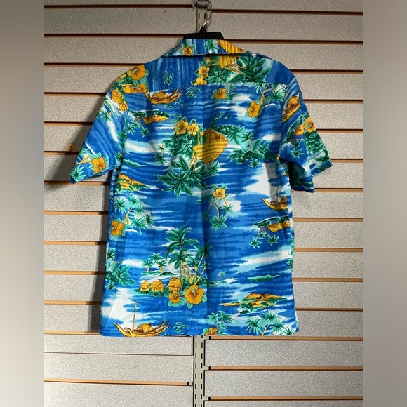 VTG Pomare Hawaii Hawaiian Shirt Short Sleeve Button Up Medium - Picture 2 of 4